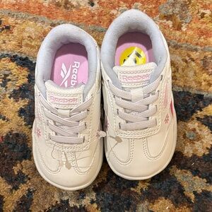 Reebok-Club C Sneakers- Pink and White
NWOT